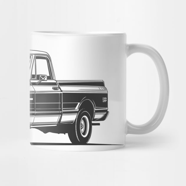 Chevy c10 1972 by Saturasi